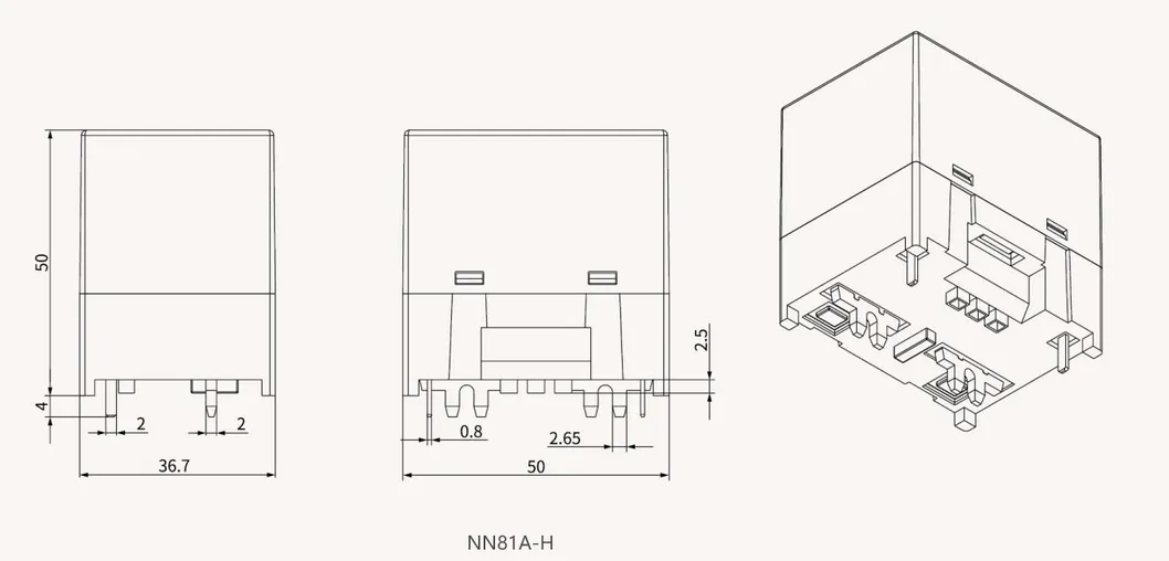 New Energy Power Relay NN81A for Car Charging pile Solar Energy