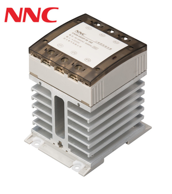 UL Certified three phase Solid State Relay CAG6-3/250F-38 10A-40A with Heat Sink and DIN-Rail Mounting