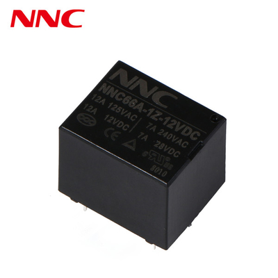 NNC sugar cube miniature PCB relay NNC66A( T73 ) sugar cube 5A 7A 10A electromagnetic relay 12V for welding machine