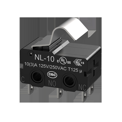 NNC Waterproof Microswitch NL-10W55-F2-SZ 10A with simulated roller lever High-Speed and Accurate Switch for Industrial Automation