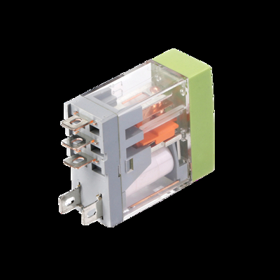 NNC Miniature PCB Transparent Relay NNC69KTL Relay with LED Indicator and lockable test button