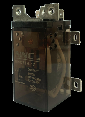 NNC 28VDC 40A JQX-45F Power Relay NNC71H High DC Voltage Relay for Car Charging pile Solar Energy