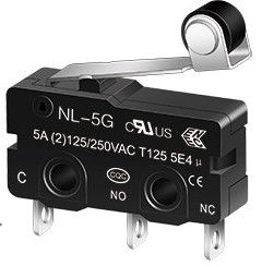 Interruptor micro vendedor caliente de la marca NL-5G de Clion NNC con la aprobación de la UL