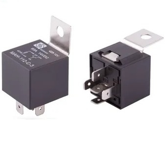 Relay automotriz mAh-112-2A-4 40A 12V 5 pines con contacto de aleación de plata Relay automático universal electromagnético de potencia para vehículo