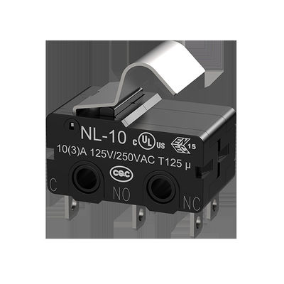 NNC Microinterruptor impermeable NL-10W55-F2-SZ 10A con palanca de rodillo simulada Interruptor de alta velocidad y precisión para la automatización industrial