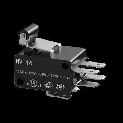 Microinterruptor NNC a prueba de agua serie NV con diferentes tipos de palanca Interruptor de alta velocidad y precisión para automatización industrial