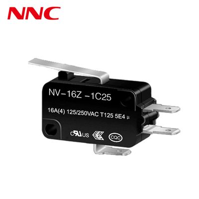 Microinterruptor NNC a prueba de agua serie NV con diferentes tipos de palanca Interruptor de alta velocidad y precisión para automatización industrial