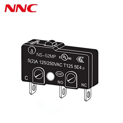 Microinterruptor NNC a prueba de polvo, serie NS, con separación de 2 mm y diferentes tipos de palanca. Interruptor de alta velocidad y precisión para automatización industrial