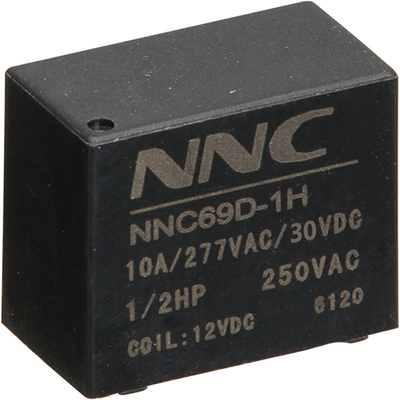 NNC Subminiature Power Relay NNC69D ROHS Compliance General Purpose Voltage Relay for Car Charging pile Solar Energy