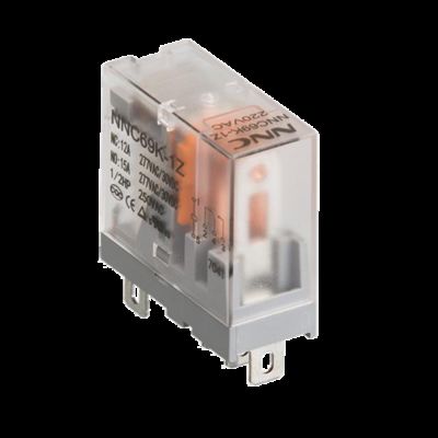 Relé sellado de potencia intermedia en miniatura NNC NNC69K Cumplimiento ROHS con indicador LED y botón de prueba bloqueable