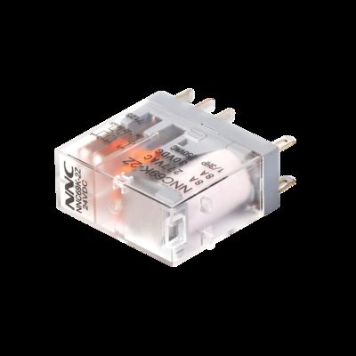 Relé sellado de potencia intermedia en miniatura NNC NNC69K Cumplimiento ROHS con indicador LED y botón de prueba bloqueable