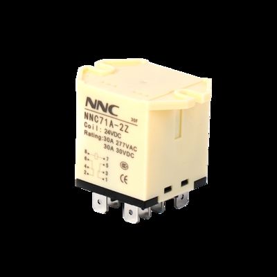 NNC 24VDC 30A JQX-30F Relé de alimentación NNC71A Relé de alta tensión de corriente continua para automóviles Carga de pila Energía solar