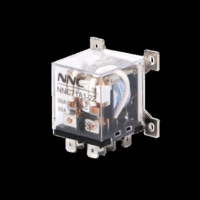 Relé de potencia NNC 24VDC 30A JQX-12F NNC71A1 Relé de propósito general para pila de carga de coche Energía solar