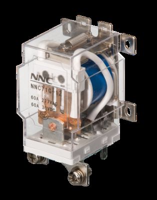 Relé de potencia NNC 28VDC 60A JQX-60F NNC71G Relé de alto voltaje CC para pila de carga de coche Energía solar