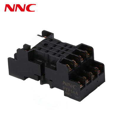 NNC Relay Socket PYF14A2 Series applied for HHC68B/MY4/JQX-18F/HH54P Relay
